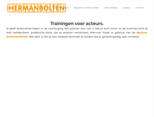 Tablet Screenshot of hermanbolten.com